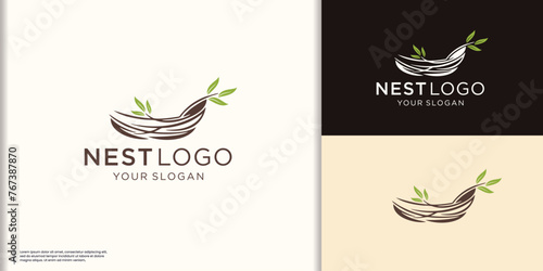 nest logo design inspiration for business of company.