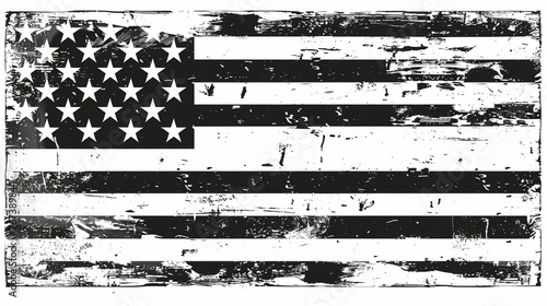 Grunge American Flag Artwork
 photo