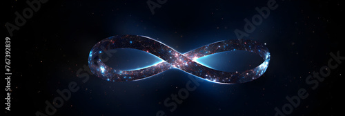 BT Infinity Concept - Illustrated through a Shimmering Silver Infinity Symbol on a Starry Background