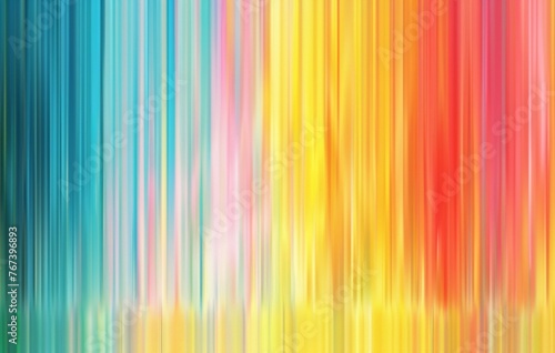 A digital abstract of blurred vertical stripes with a gradient from cool to warm pastel colors.