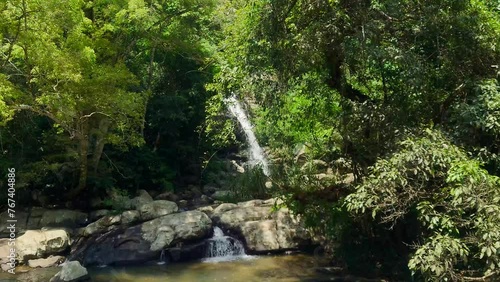 Serene Waterfall Oasis in Beragala, Haputale, Sri Lanka - A Hidden Gem in Nature's Paradise photo