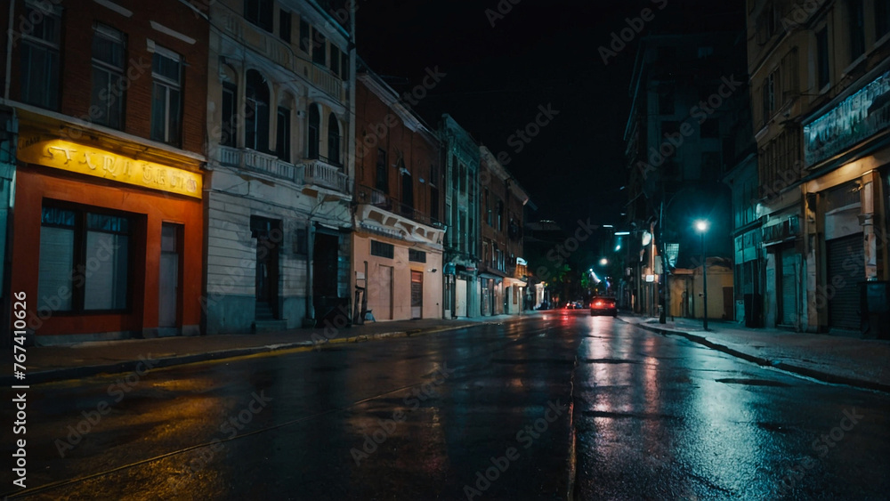 night city street