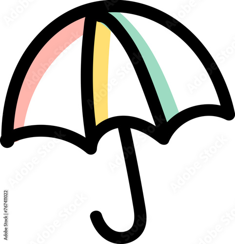 umbrella isolated on white background