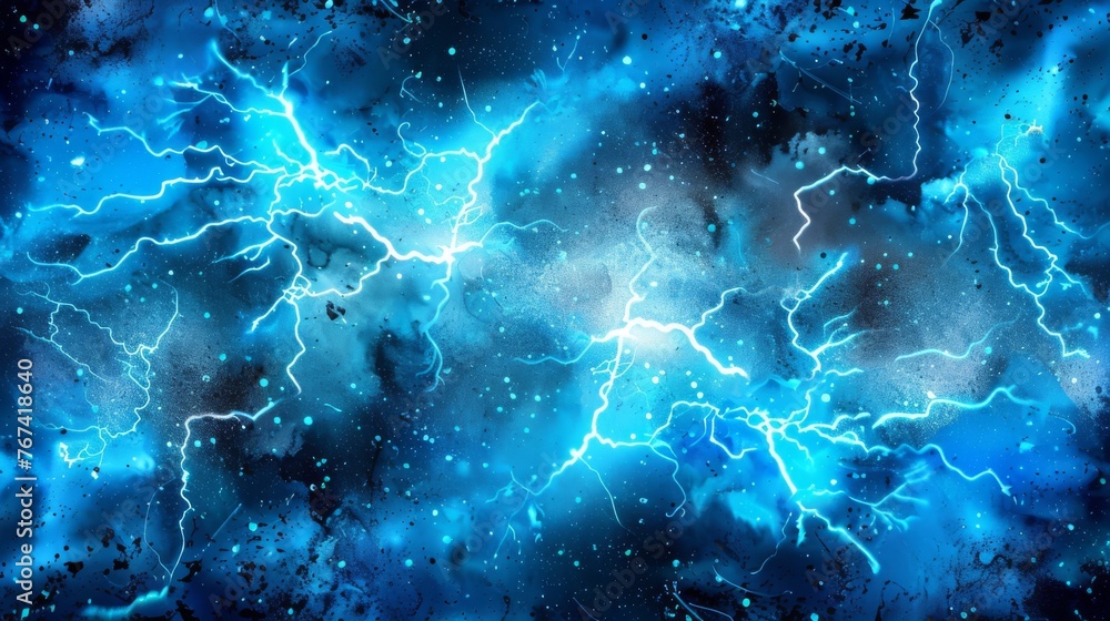 a blue and black background with a lot of lightening in the middle of the image and a lot of stars in the middle of the image. a blue and black background with a lot of lightening in the middle of the image and a lot of stars in the middle of the image.