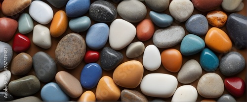 Colorful stones background, colored beach stones background, small stones wallpaper, colorful pebble background with high quality photo