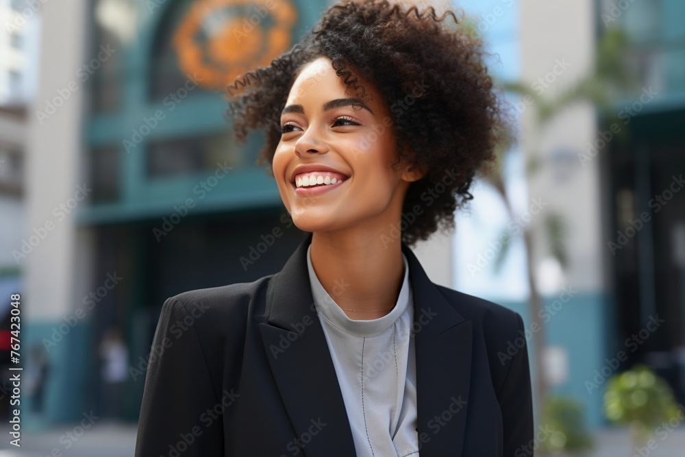 Portrait of a young businesswoman Portrait of a young businesswoman