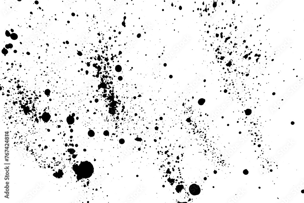 Overlay, ink paint brush drops, background. Vector illustration Overlay, ink paint brush drops, background. Vector illustration