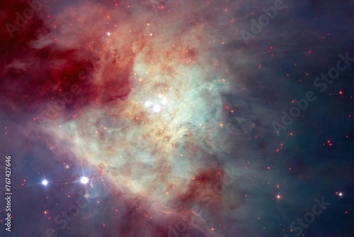 High-definition photograph of the Hubble telescope NASA image