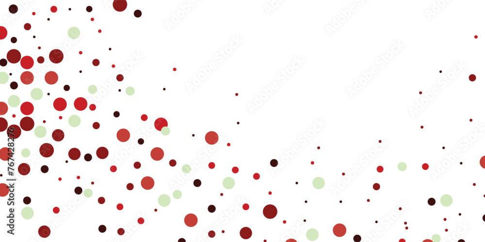 Red vector layout with circle shapes. Blurred decorative design in abstract style with bubbles. Template for your brand book. Autumn book theme. Vector illustration