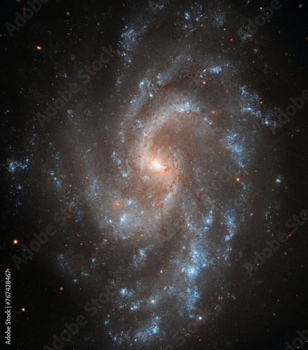 Fototapeta Naklejka Na Ścianę i Meble -  High definition photograph of the Hubble telescope
NASA image