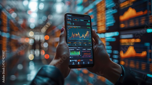 Online trading and forecasting using a mobile phone