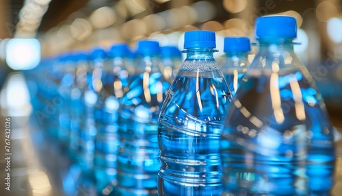 Efficient bottling of drinking water in clean and hygienic plastic bottle manufacturing facility