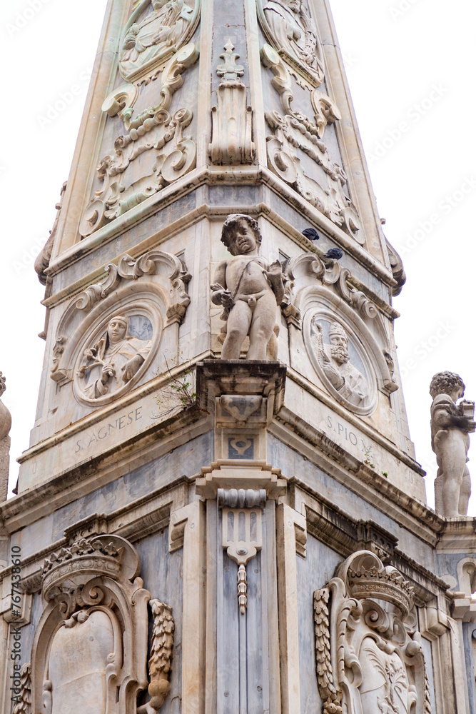 San Domenico Maggiore in Naples, Italy