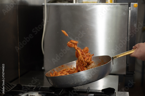 Cucina, pasta, padella, saltare, food, italian, ragu, 
