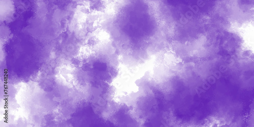 Beautiful Sky with Clouds Artistic Background. Cloudscape Painting. Purple smoke group blurred background and wallpaper