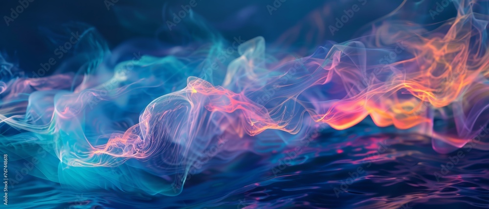 Fototapeta premium Abstract data visuals. Mesmerizing creations visionary data. Abstract background.