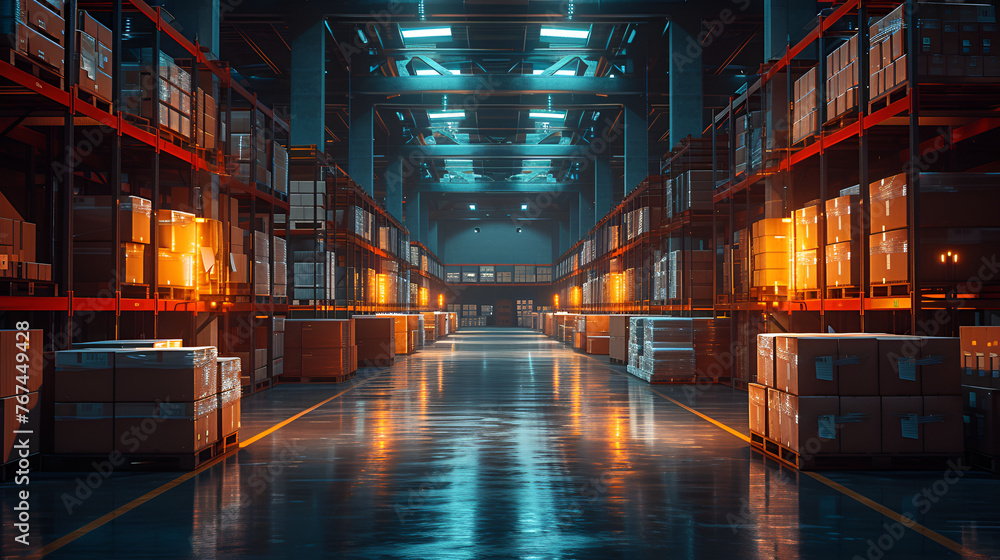 Warehouse - storage - logistics - supply chain - transportation of goods - shopping on the web - warehousing Warehouse - storage - logistics - supply chain - transportation of goods - shopping on the web - warehousing