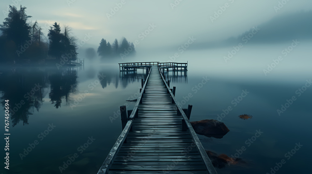Fototapeta premium Tranquil Marina on Tranquil Waters