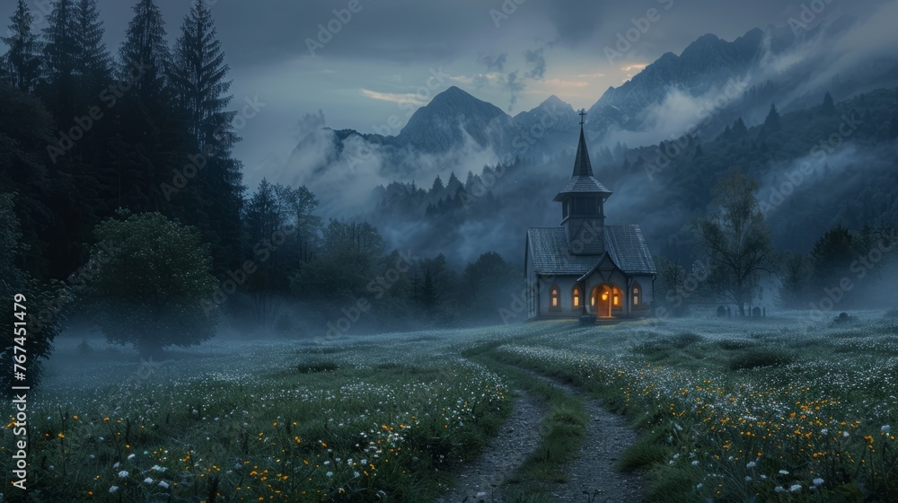 church in the mountains church in the mountains