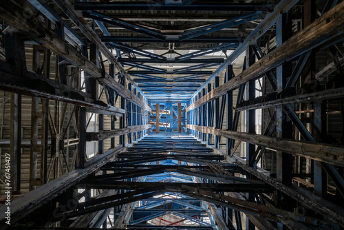 Old, Historic, Abandoned Coal Mines of Silesia, Poland; Europe's Industrial Heritage and Cultural Landmarks