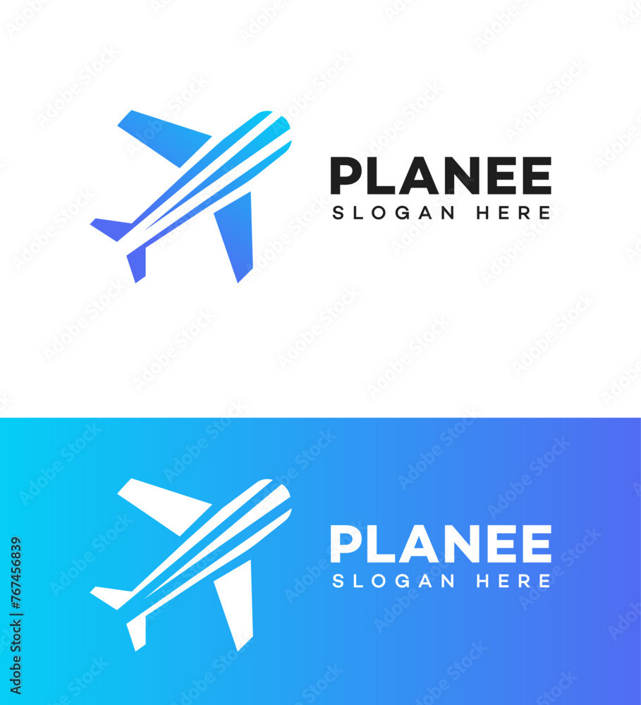 Travel plane logo Icon Brand Identity Sign Symbol Template 