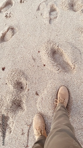 feet on sand