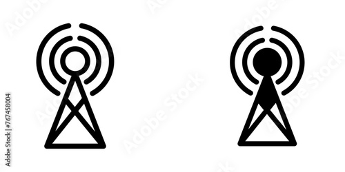 Illustration Vector graphic of tower icon template
