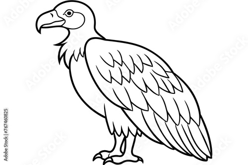 vulture silhouette vector illustration