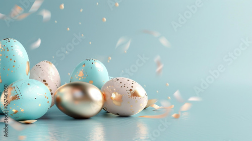 easter eggs backdrop