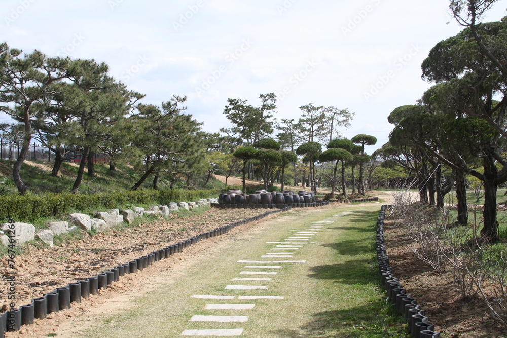 Obraz premium 장독대