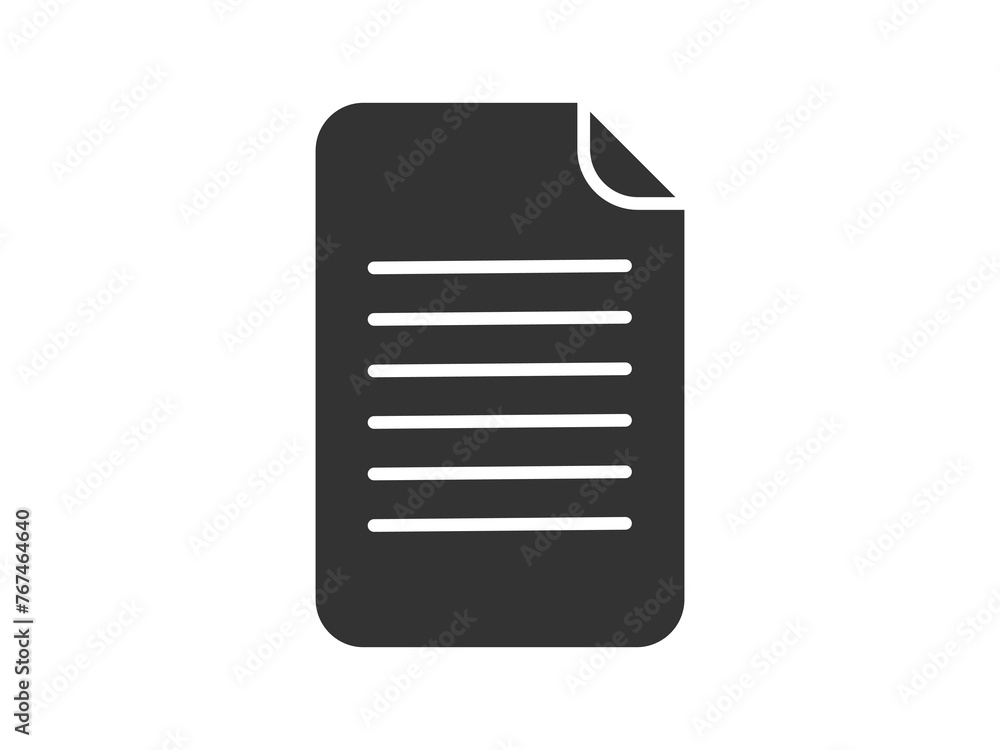 Illustration a vector icon depicting documents, suitable for web and mobile applications, isolated for use in graphic and design. Illustration a vector icon depicting documents, suitable for web and mobile applications, isolated for use in graphic and design.