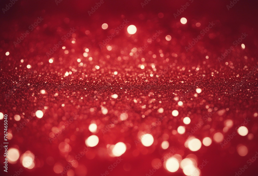Glitters on red Glitters on red