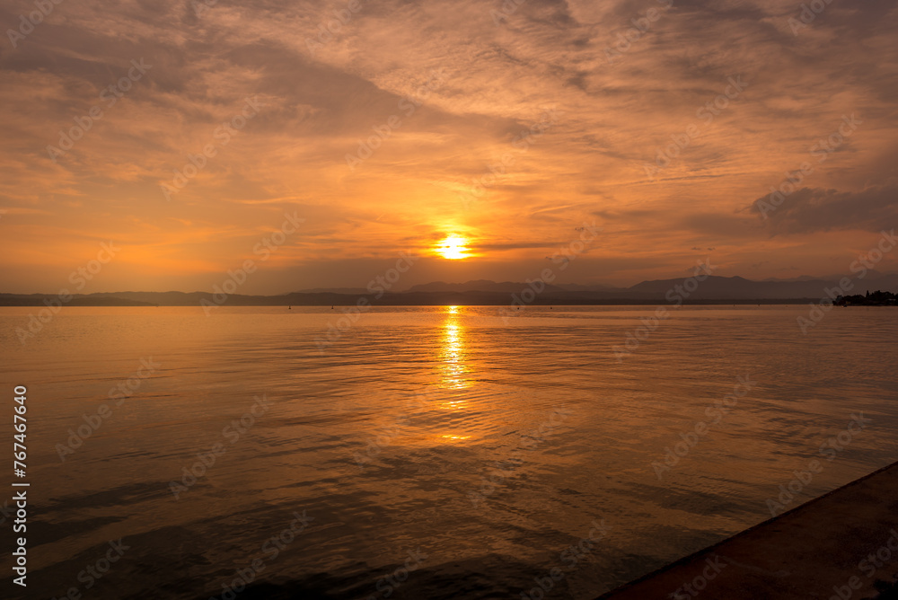 Sirmione, lago di garda, Brescia, Lombardia, italia,