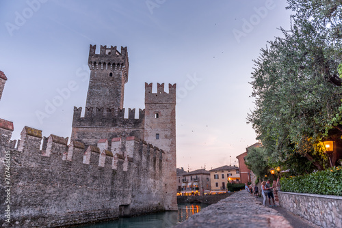 Obraz na płótnie Sirmione, lago di garda, Brescia, Lombardia, italia, w salonie