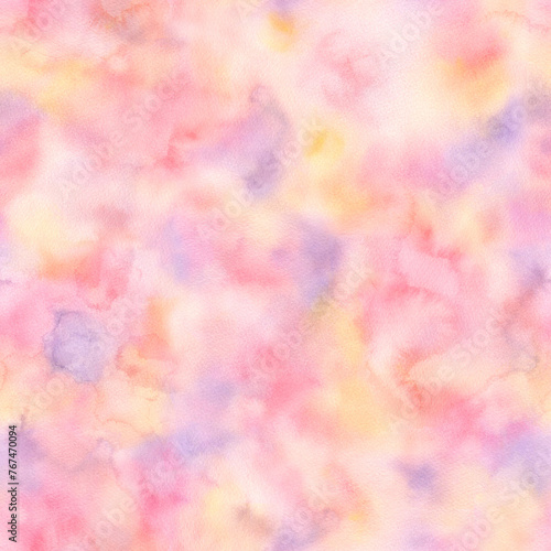 Abstract watercolor background. Watercolour warm colors texture © Olga