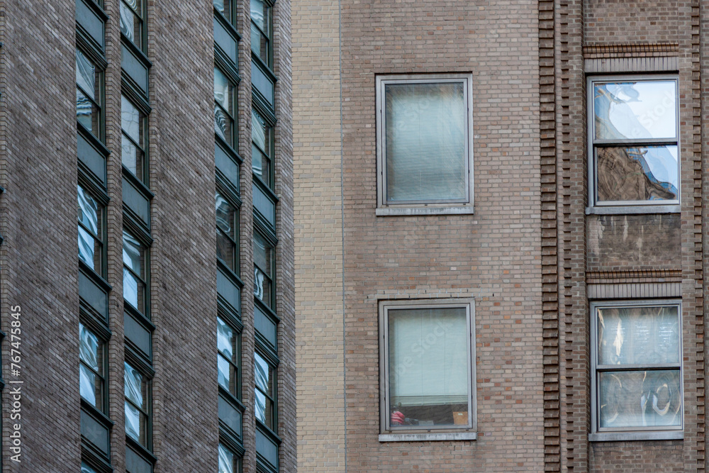 Fototapeta premium Skyscrapers, Manhattan, NYC, NY USA