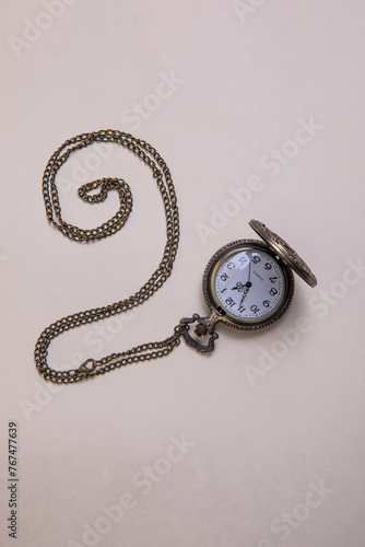 train engraved pocket watch