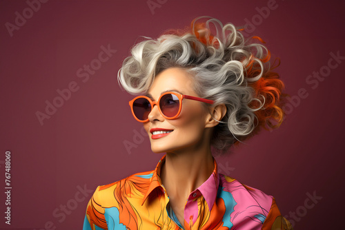 portrait of an adult fashionable beautiful woman. fashion, style and beauty © photosaint