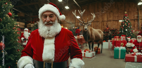 Santa Claus with other Sant...