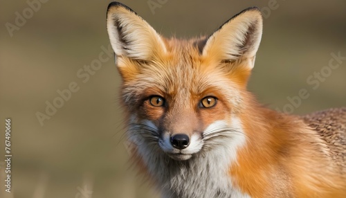 A Fox With A Curious Tilt Of Its Head Investigati