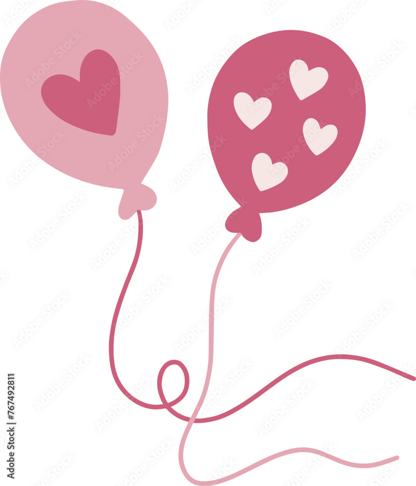 Pink Balloon Valentine