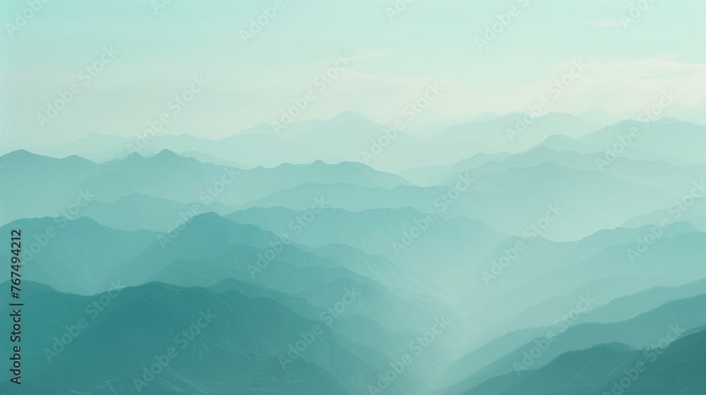  a view of a mountain range from a bird's - eye view of the top of a mountain range.