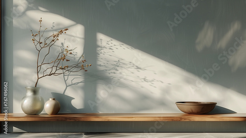 Sideboard, Vase, Bowl: Living Room 