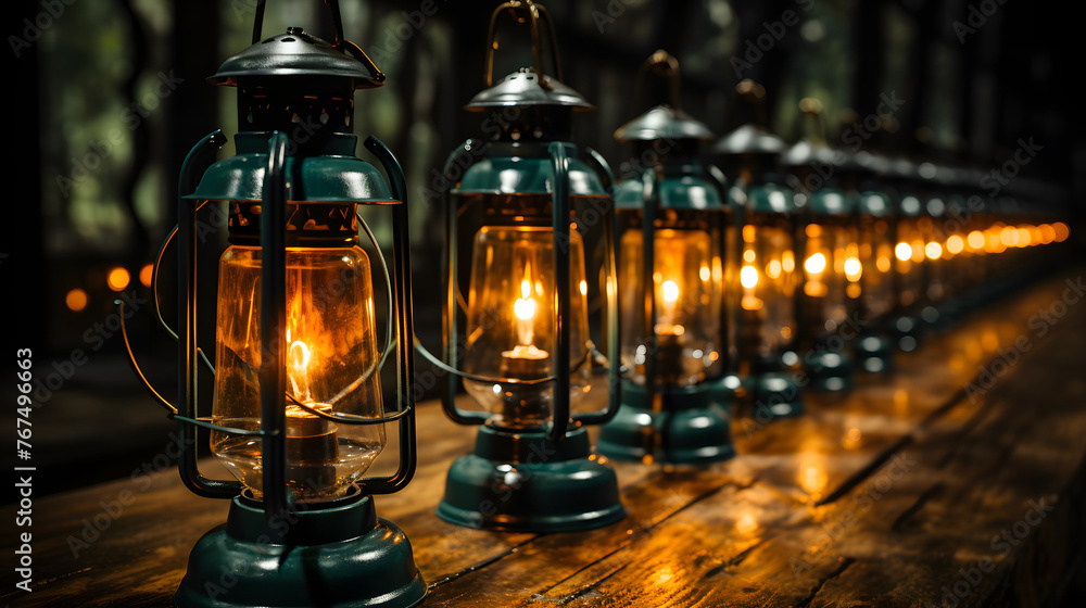 lanterns of burning candles in glass lampshades. home interior and equipment. decorative lighting in the house lanterns of burning candles in glass lampshades. home interior and equipment. decorative lighting in the house