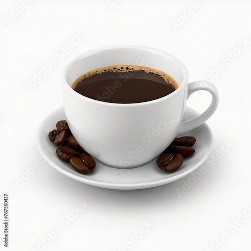 Copa de café, cup of coffe. AI Generative