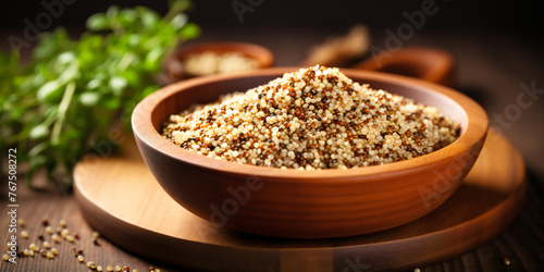 Quinoa Grain Variety Texture. Quinoa Seed Diversity Collection