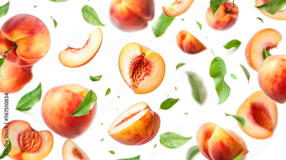 collection of peaches , generative ai collection of peaches , generative ai