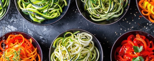 Low-carb zoodles and alternatives
