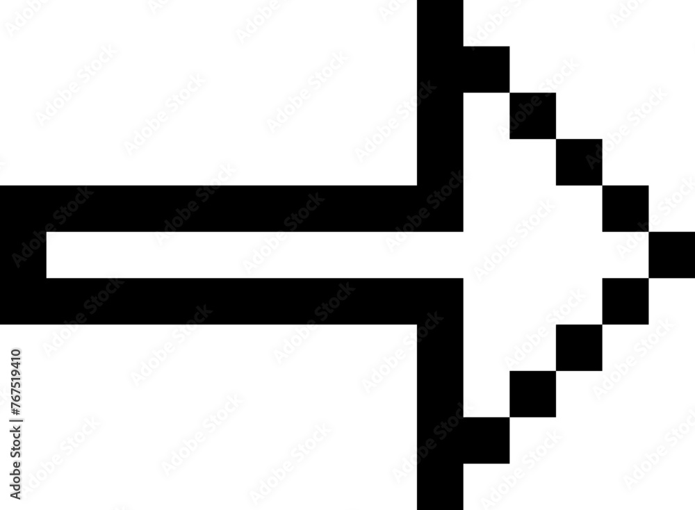 Pixel arrow Pixel arrow