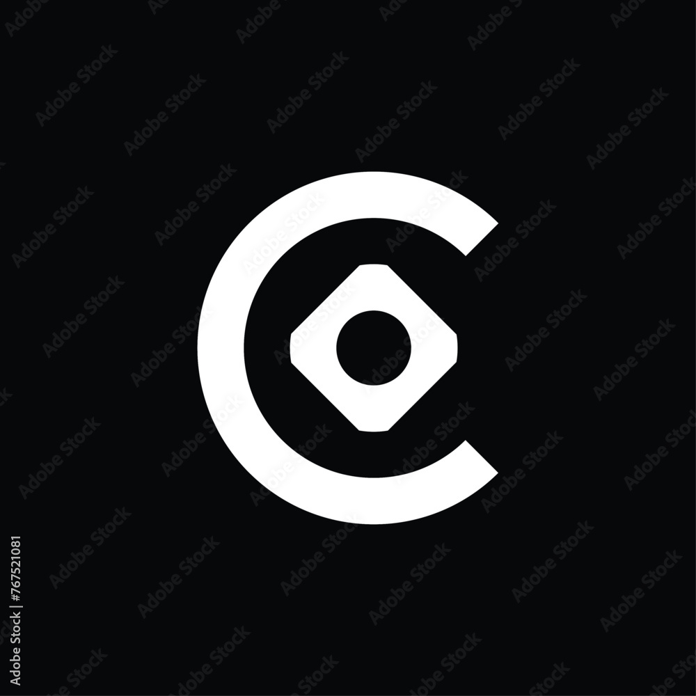 Naklejka premium vector logo monogram design forming letters 